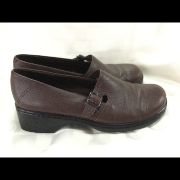 Clarks Loafers 7.5 Slip on Wedge Shoes - Picture 4 of 8